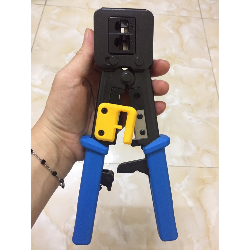 KÌM BẤM MẠNG XUYÊN THẤU TOOLS (RJ11+RJ45+cat5e+cat6)