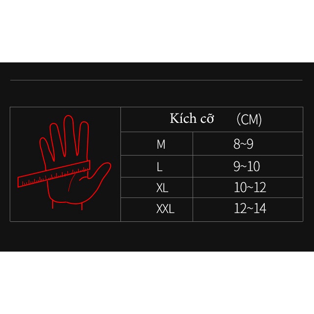 Găng tay da cao cấp MOTOWOLF MDL0303 Chống thấm nước