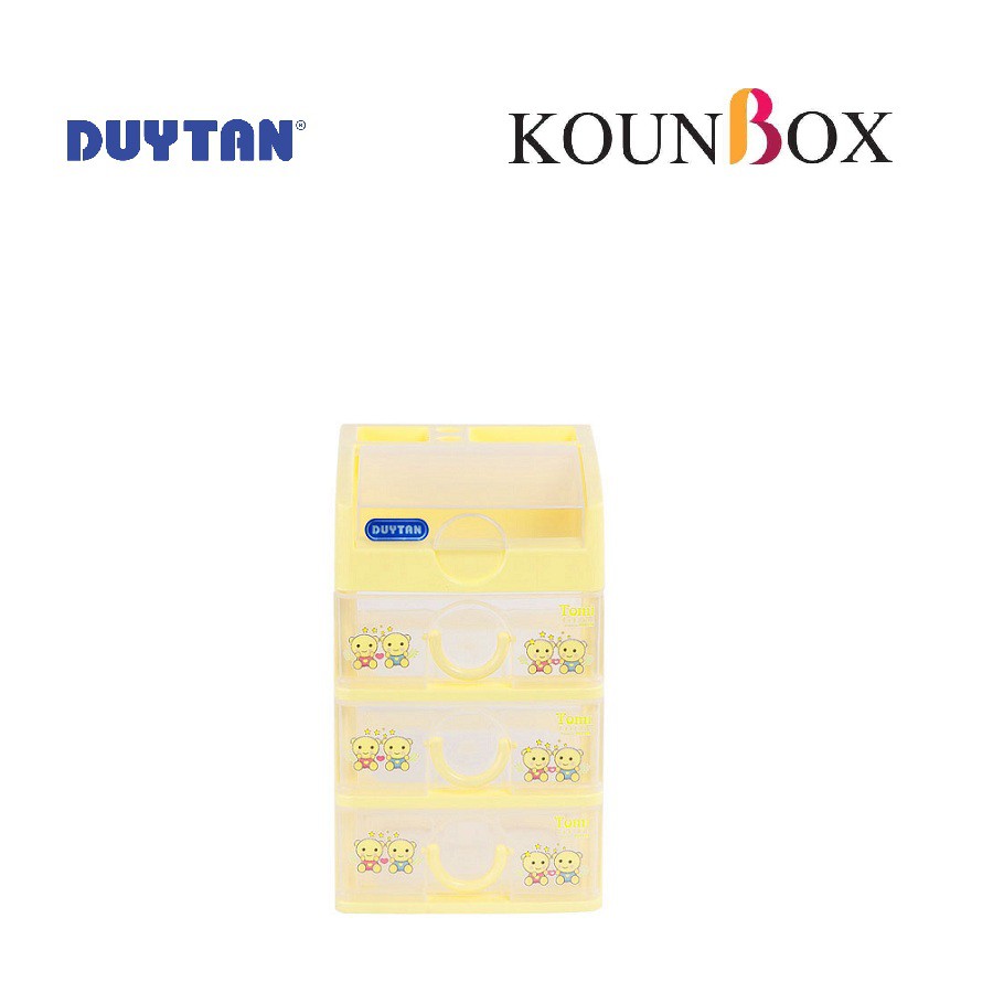 Combo 4 Tủ nhựa Duy Tân Tomi nhỏ 4 ngăn ( 19 x 16 x 25 cm)