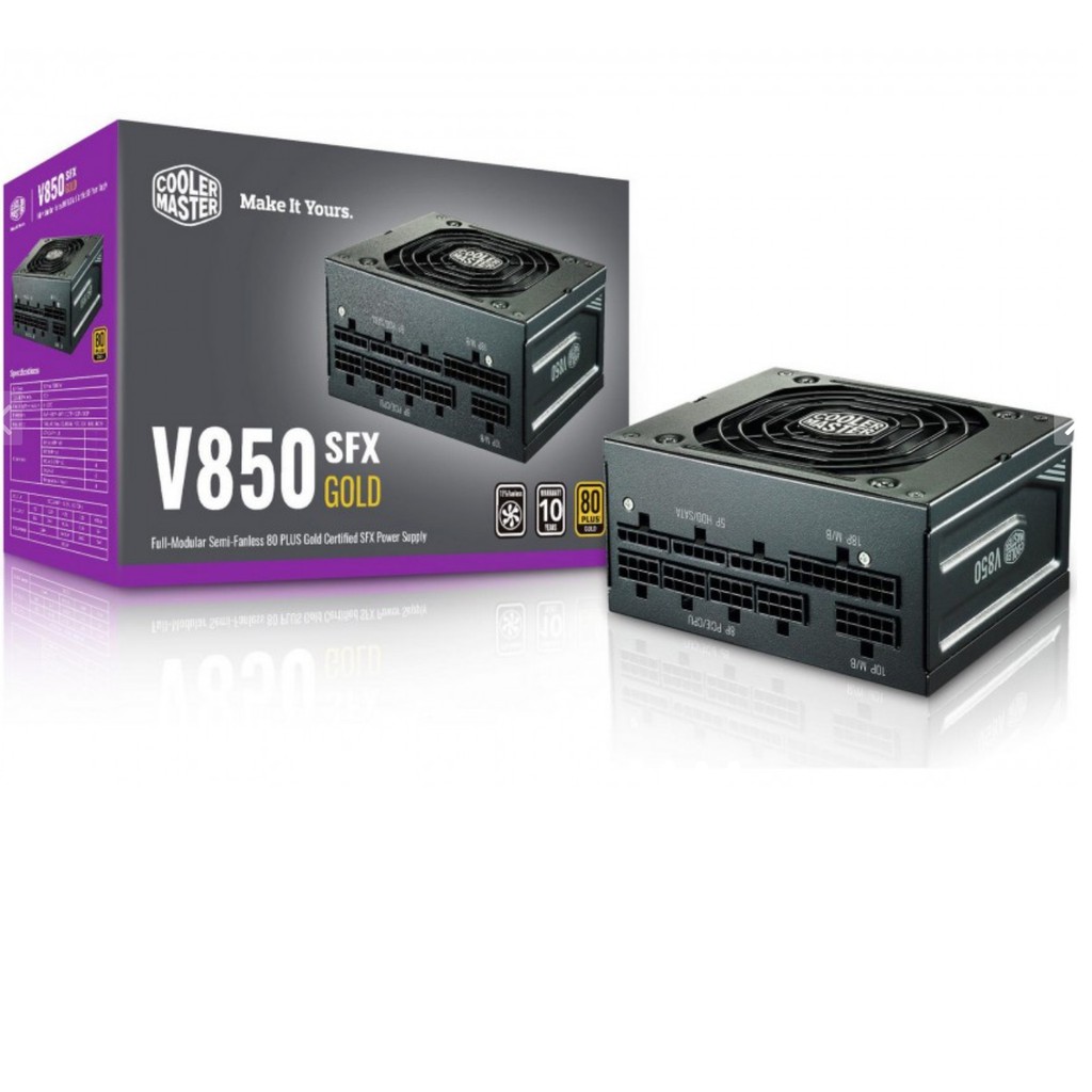 Nguồn máy tính Cooler Master V850 SFX Gold 850W full modular - chính hãng bảo hành 10 năm