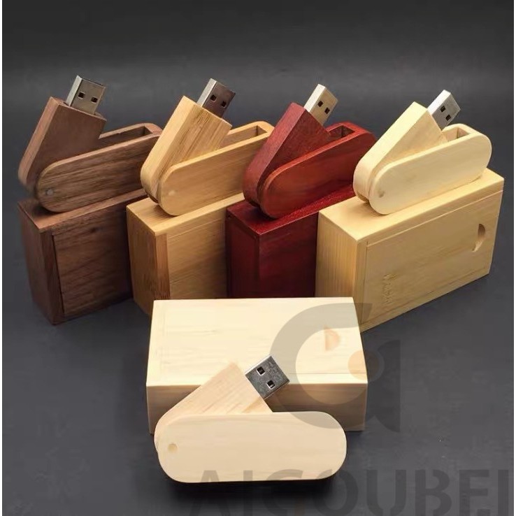 High-speed USB 2.0 memory 1GB 2GB 4GB 8GB 16GB 32GB 64GB 128GB unique rotating wooden