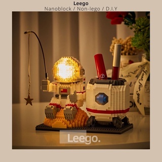 LEEGO Bộ lego lắp ráp hình phi hành da hộp cắm bút L008