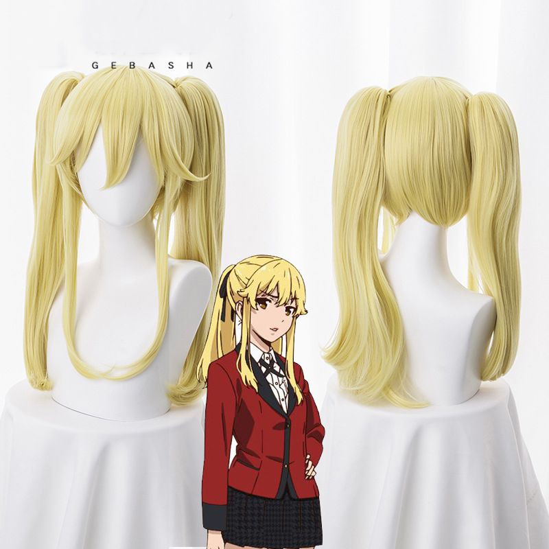Japan Kakegurui Jabami Yumeko Meari Kirari Yumemi Runa Long Cosplay Party Hair Wigs girl gift