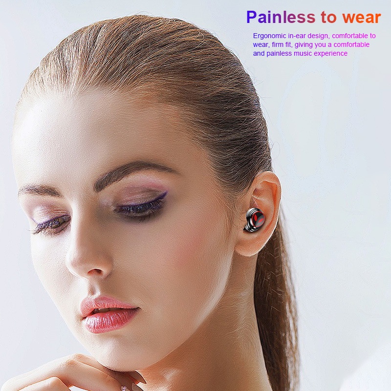 Tws Tai Nghe tws bluetooth 5.2 Không Dây mini Cảm Ứng Kèm mic m31b
