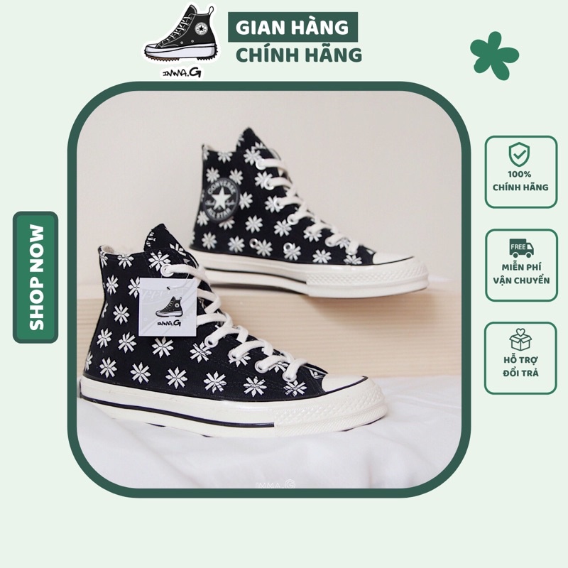 CHÍNH HÃNG IMMA.G | GIÀY CONVERSE 1970S HOLIDAY SWEATER đen cao cổ