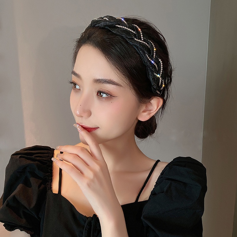 Băng Đô Đính Đá Lấp Lánh Phong Cách Mùa Hè Mới 2022 Cho Nữ