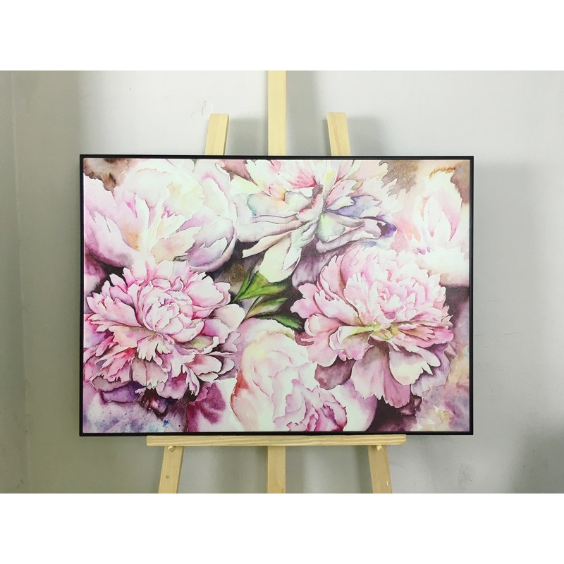 Tranh canvas cao cấp Hoa mẫu đơn 50x70cm