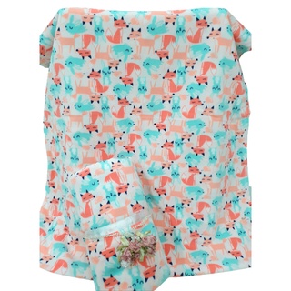 Xã 99k còn 89k 💜Mền nỉ Cotton💜Thái CÁO THỎ trơn văn phòng, du lịch
