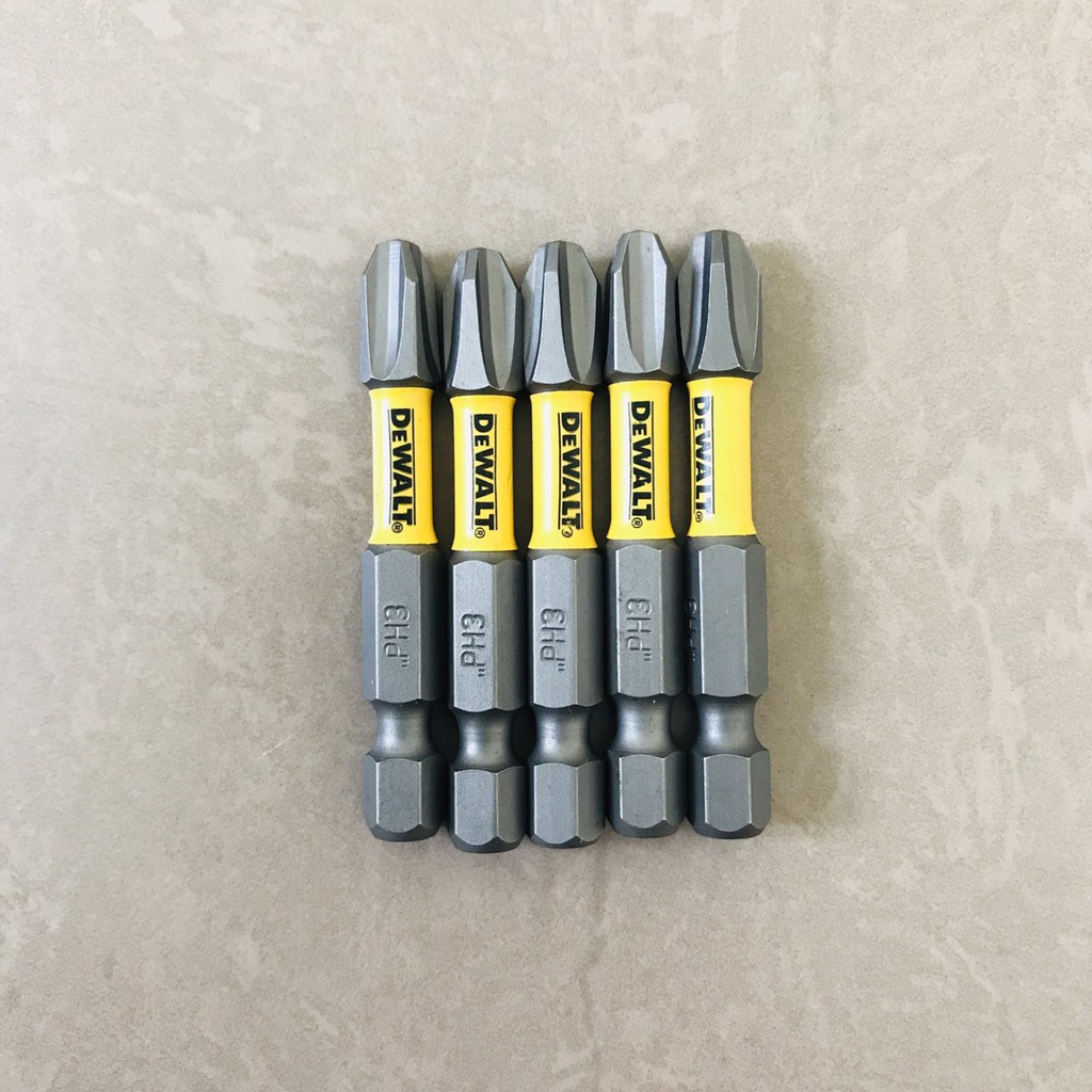 Bộ 5 Mũi Vít DeWalt Chính Hãng - Ph3-50mm