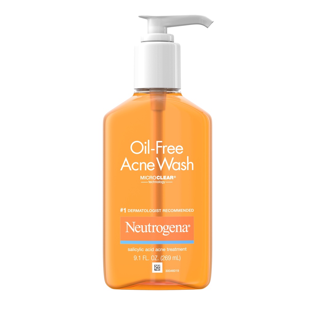 Sữa Rửa Mặt Neutrogena Oil-Free Acne Wash Làm Sạch Sâu Dưỡng Da Ngừa Mụn Hiệu Quả 269ml