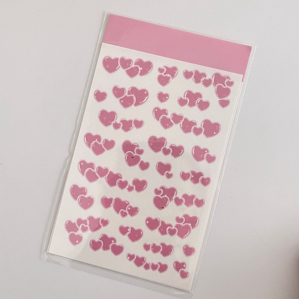 Steve Hình Dán Trang Trí Họa Tiết Ruy Băng Lấp Lánh Phong Cách Hàn Quốc