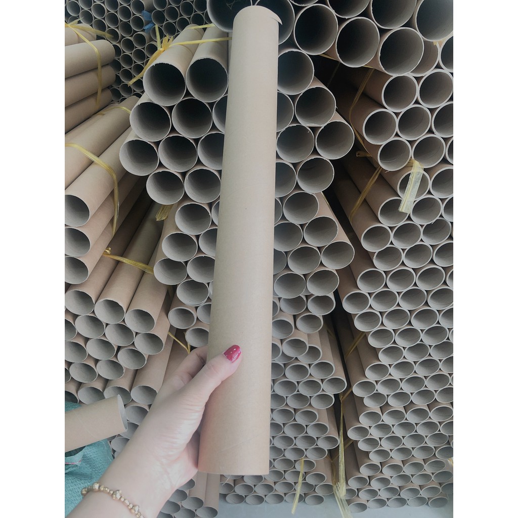 5 Ống giấy tròn gói hàng decal  giá hủy diệt HCM - ống tube giấy đựng Poster