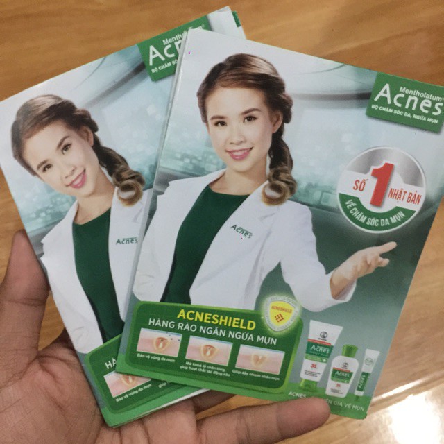 Set 2 gói sữa rửa mặt Acnes 3s 20