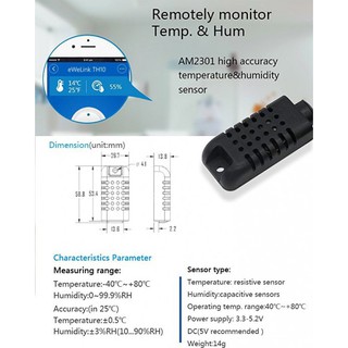 AM2301 - Đầu dò nhiệt độ, độ ẩm Sonoff