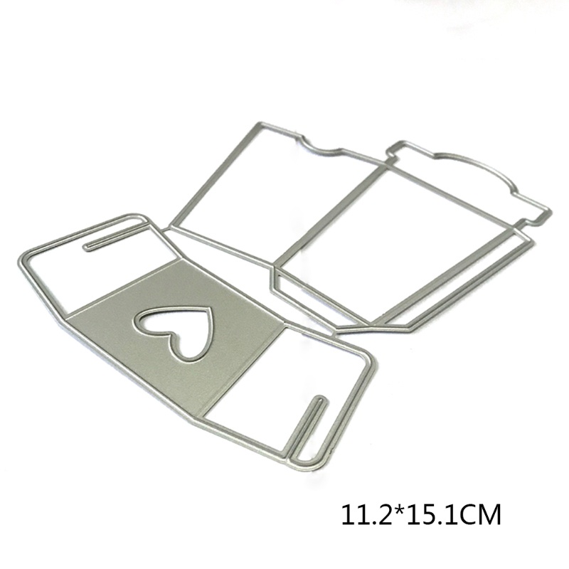 Khuôn Cắt Giấy Kim Loại Hình Tách Cà Phê Xinh Xắn