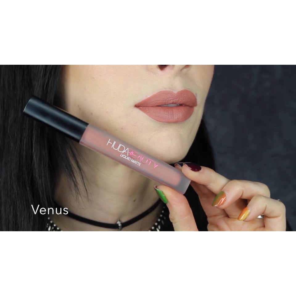 Son kem lì HUDA BEAUTY liquid matte nhiều màu Chính hãng