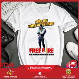 Áo Thun Free Fire Giá Rẻ (Sống Dai Thành Huyền Thoại)