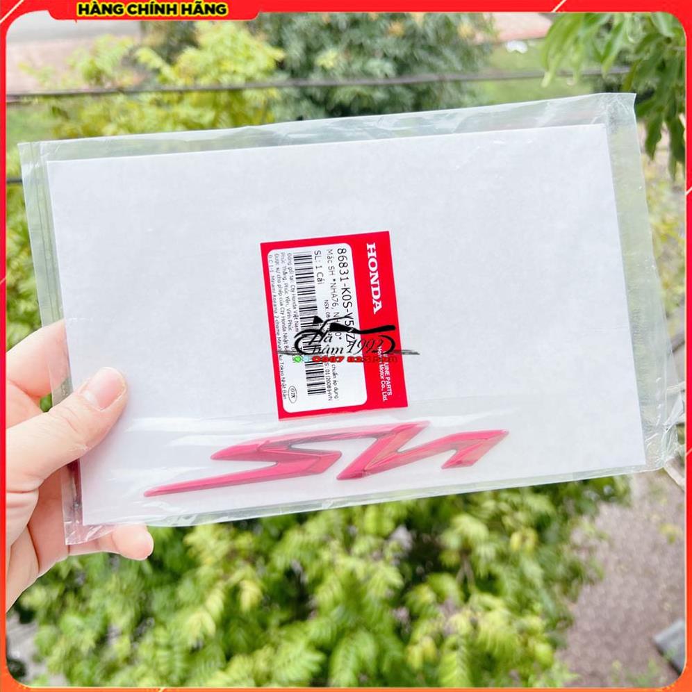 Tem Chữ SH Việt 2017 - 2019 Chữ Đỏ Chính Hãng Honda