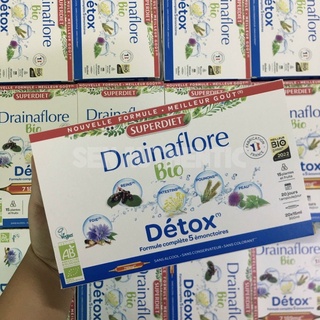 Liquid thải độc cơ thể 5in1 super diet drainaflore bio détox