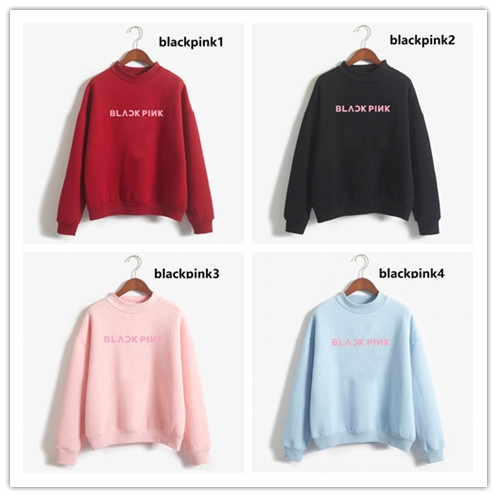 Áo Hoodie Dài Tay In Chữ Got7 Twice Wanna Blackpink One Bts Exo Thời Trang Mùa Đông 2018