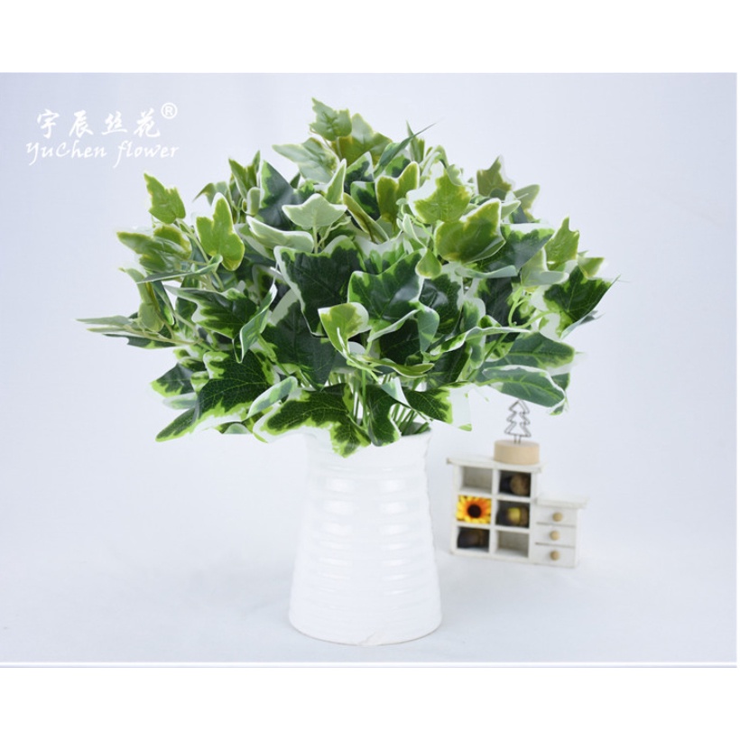 Cây xanh giả trang trí siêu xinh nhiều mẫu 7 nhánh và cao 33 cm, phù hợp decor trong và ngoài nội thất