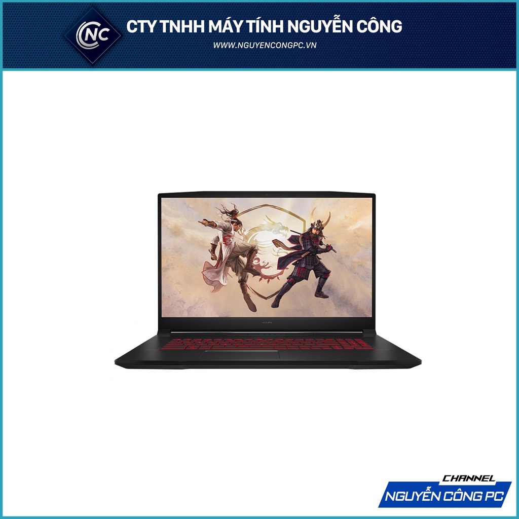 LAPTOP MSI KATANA GF76 11UC - 096VN ( 17.3 inch/ FHD/ i7-11800H/ RAM 8GB/ SSD 512GB/ RTX 3050 4GB)