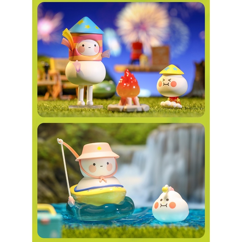 BOBO&Co Go Hộp Đựng Búp Bê Popmart Dễ Thương Dùng Đi Cắm Trại