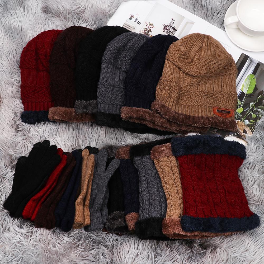 EUTUS Set Mũ + Găng Tay + Khăn Choàng + Găng Tay Giữ Ấm Mùa Đông