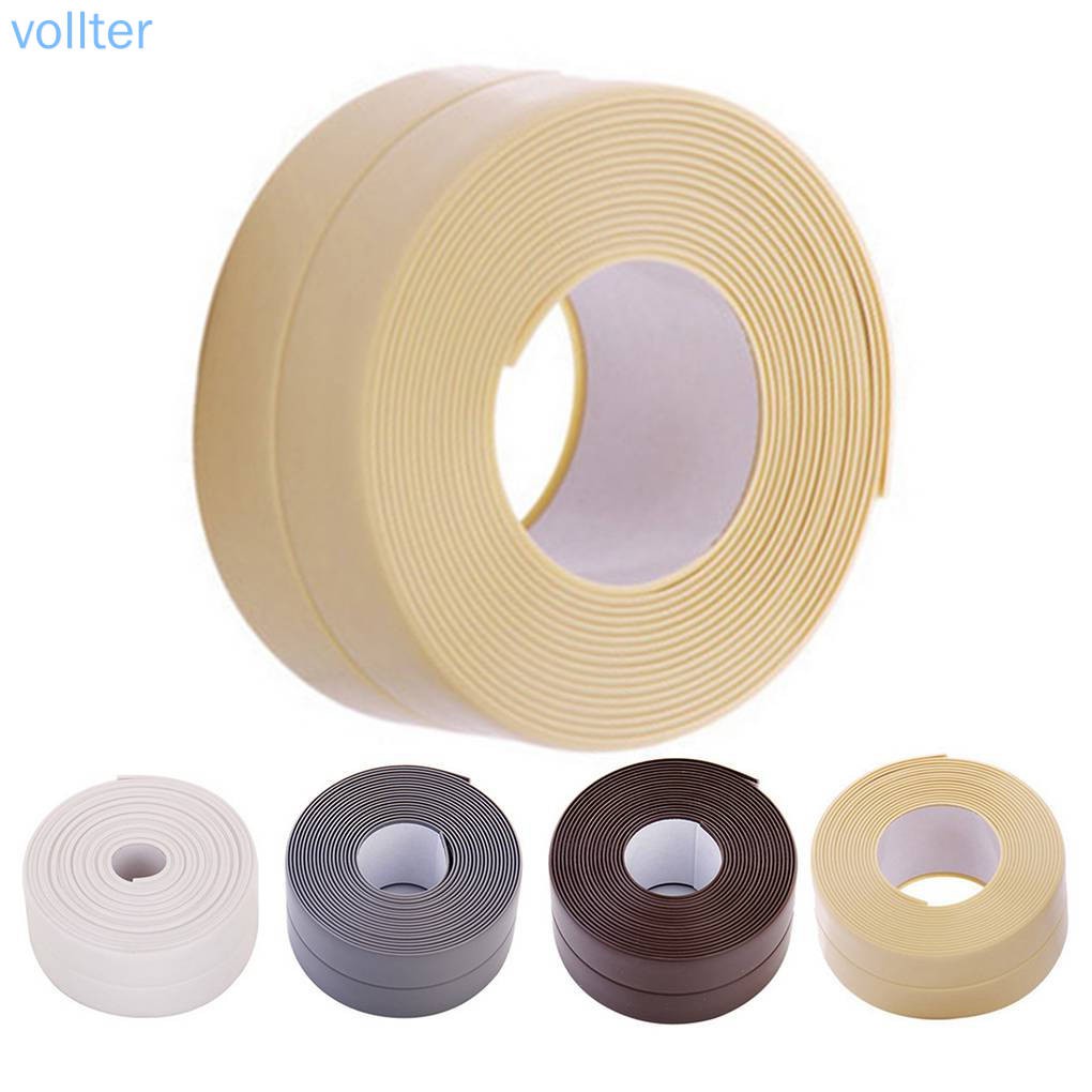 Băng keo dán viền góc/ bồn rửa chén bằng PVC chống thấm nước/ thấm bụi tiện dụng