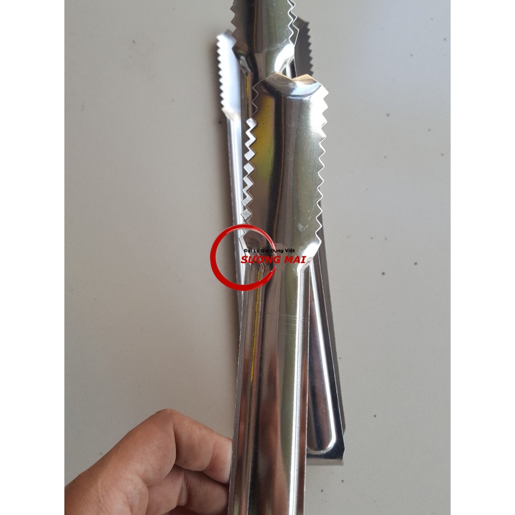 Gắp Đá Inox Đủ Kích Thước, Thức Ăn Inox Lớn Nhỏ - GĐ