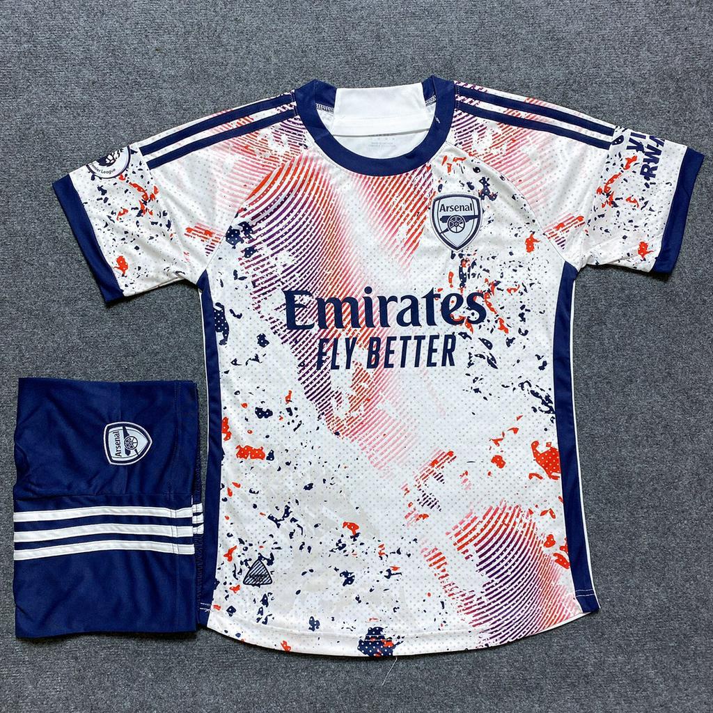 Bộ quần áo bóng đá CLB Arsenal loang 7 màu hàng thum thái cao cấp 2023-2024