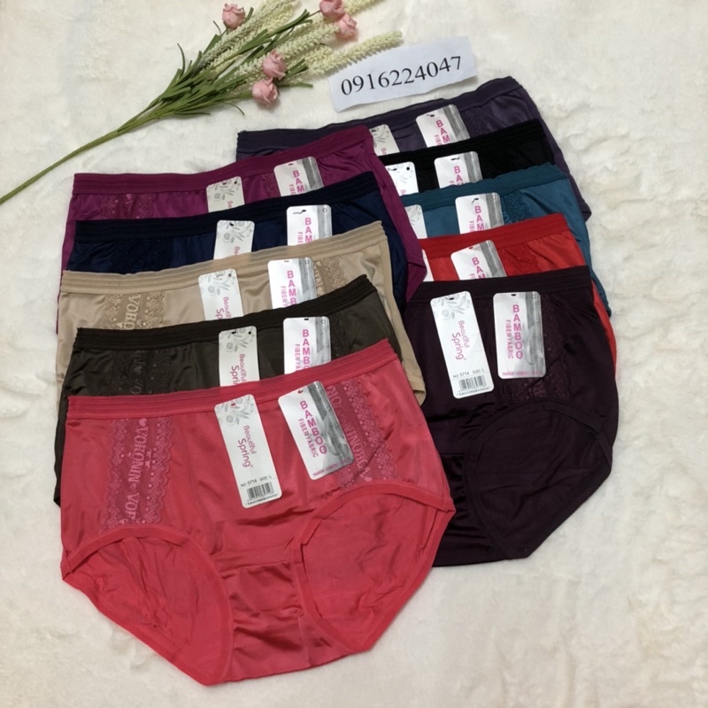 Set 5 Quần lót nữ lưng cao cotton chất xịn, quần chíp nâng mông cao cấp