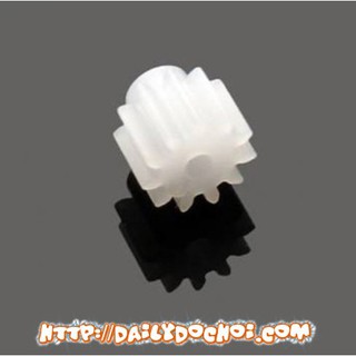 [saigonsg] Bánh răng nhựa 11 răng lỗ trục 0.75mm đường kính 3.8mm