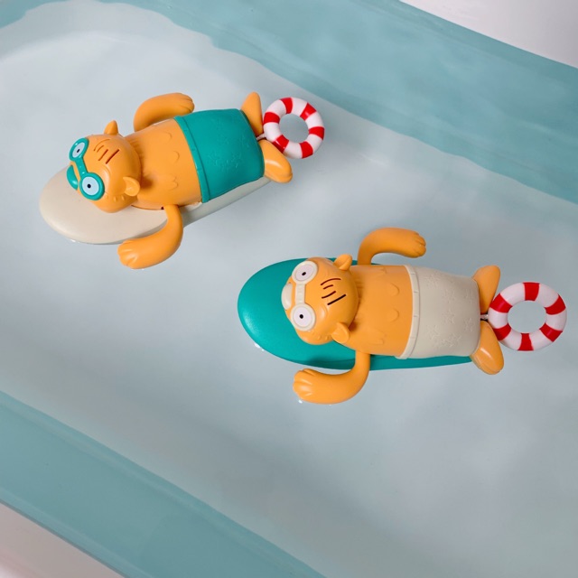 Đồ chơi nhà tắm rùa, gấu bơi lội ( rút dây cót)