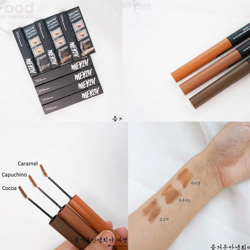 Mascara Chân Mày Bền Màu, Lâu Trôi Merzy The First Proof Brow Mascara 3.5g