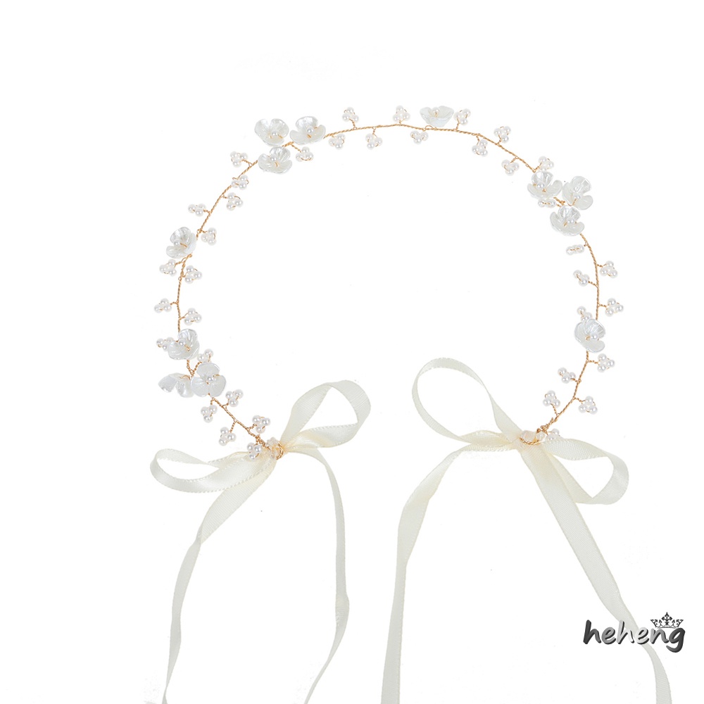 Băng Đô Cài Tóc Cột Dây Bằng Hợp Kim Không Gây Dị Ứng Trang Trí Hạt Millet Dành Cho Tiệc Cưới / Trình