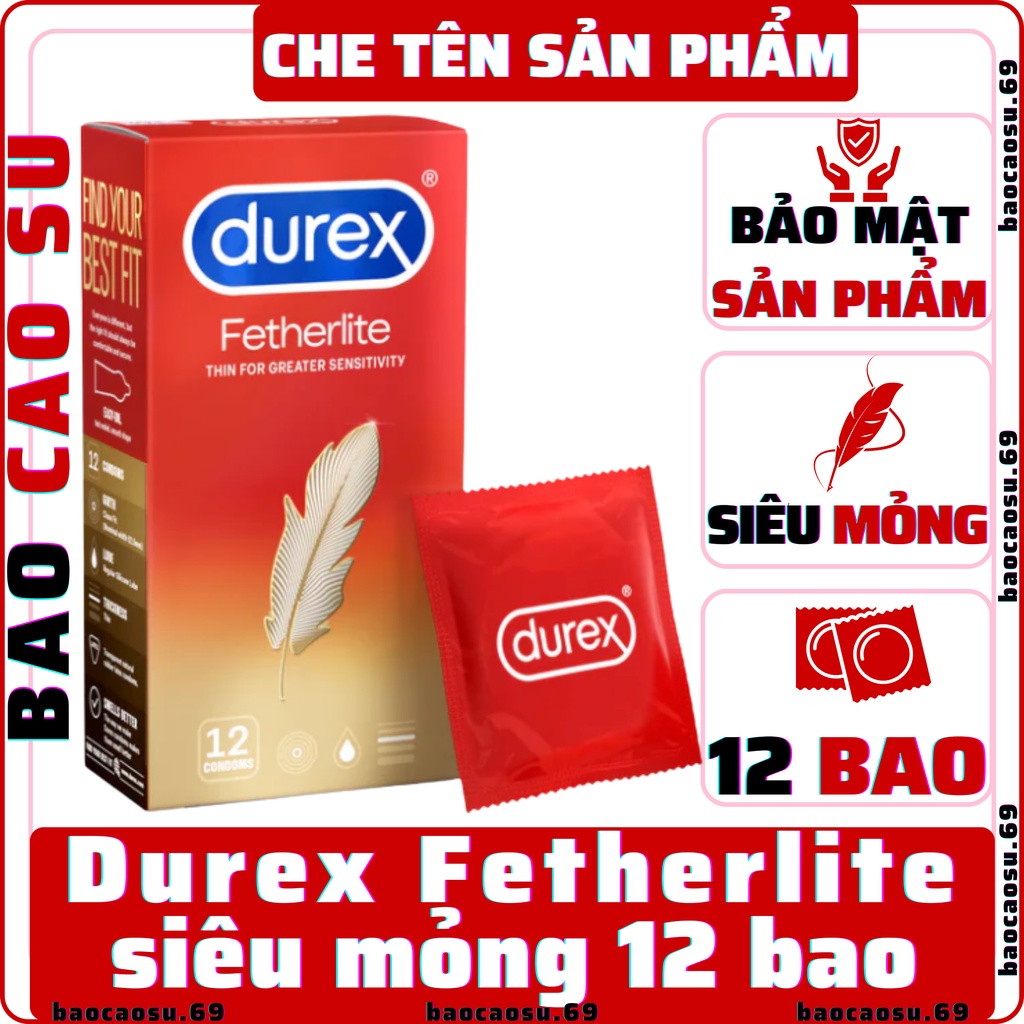 Bao cao su Durex Invisible, Performa, Pleasuremax, Fetherlite, Kingtex, Fetherlite Ultima hộp 12 cái tùy chọn