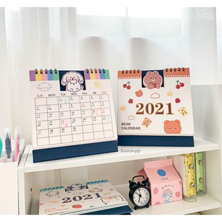 Lịch Để Bàn 2021 Cỡ 15x16cm (Dạng Cứng)