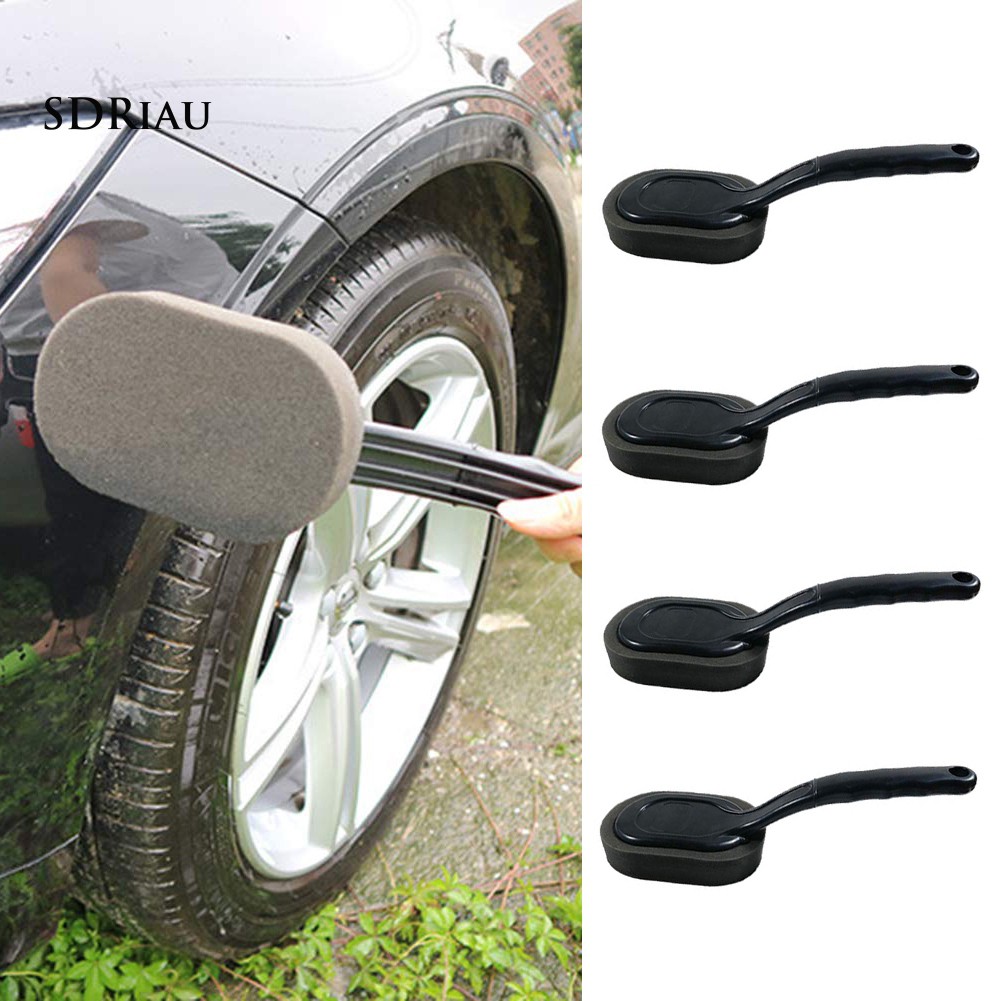 Cọ Đánh Bóng Bánh Xe Hơi Có Tay Cầm Dài Tiện Dụng