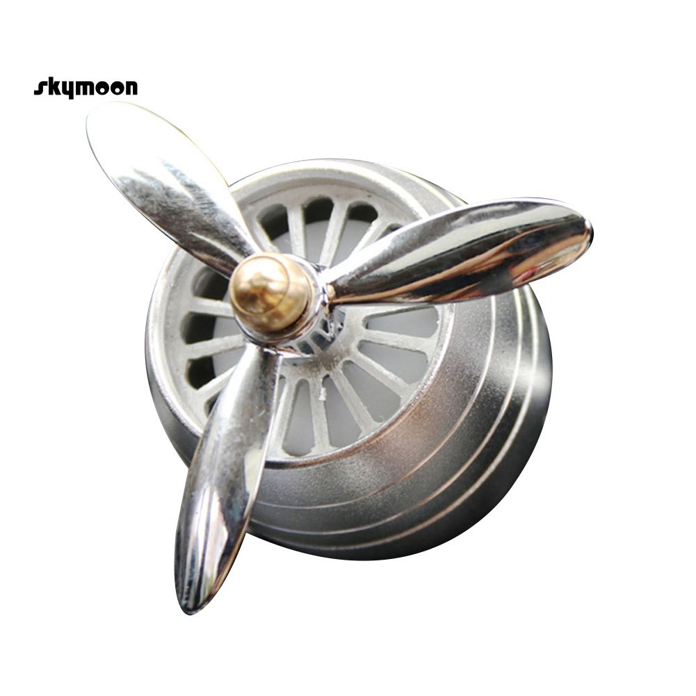 Phụ kiện kẹp lan toả nước hoa có quạt và đèn led dành cho xe hơi