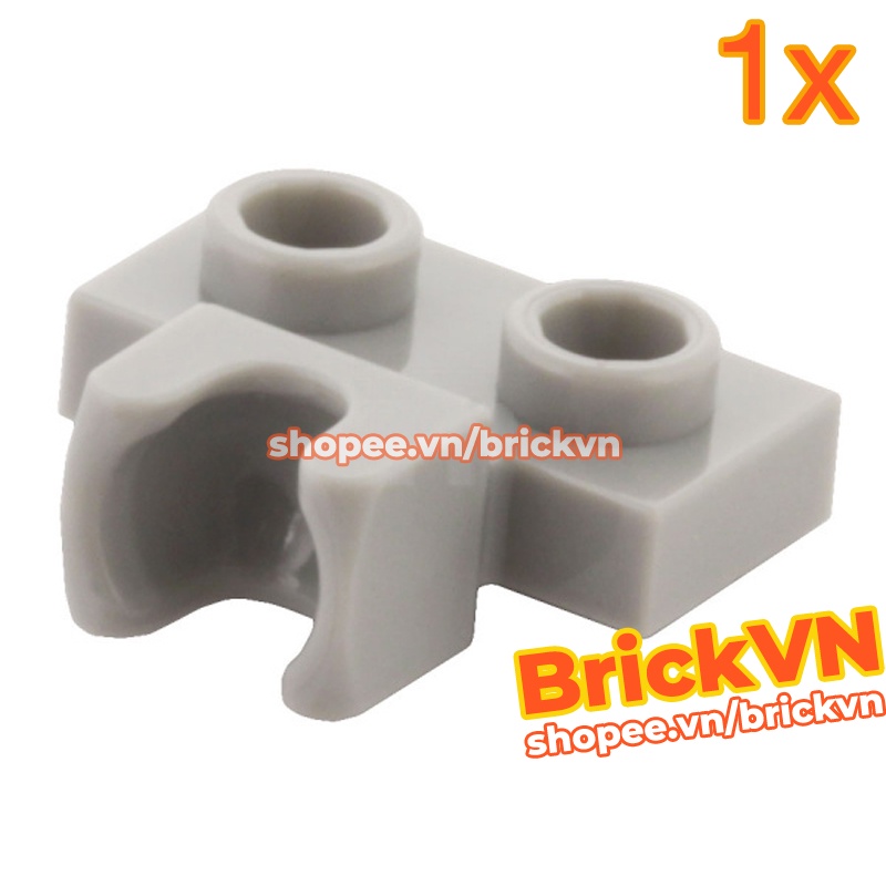 LEGO Miếng 1x2 Xám Nhạt Với Khớp Nối Hốc Cầu  ID 6043656 14704