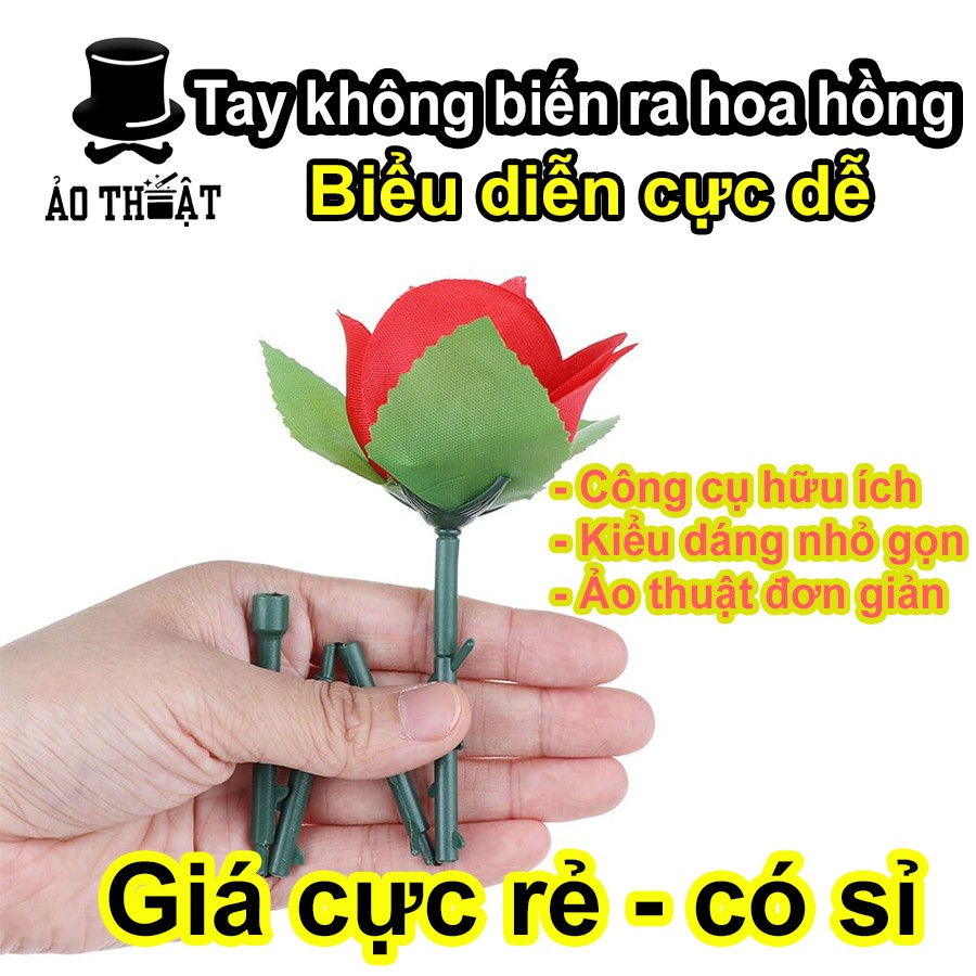 Tay không biến ra hoa hồng - Ảo thuật hoa độc đáo