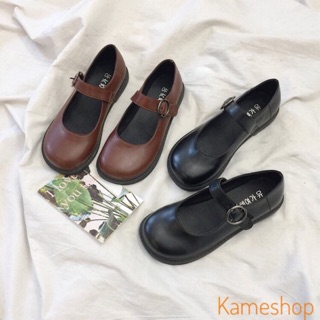 [ ORDER ] Giày Mary Janes khuy tròn ba màu mã 07