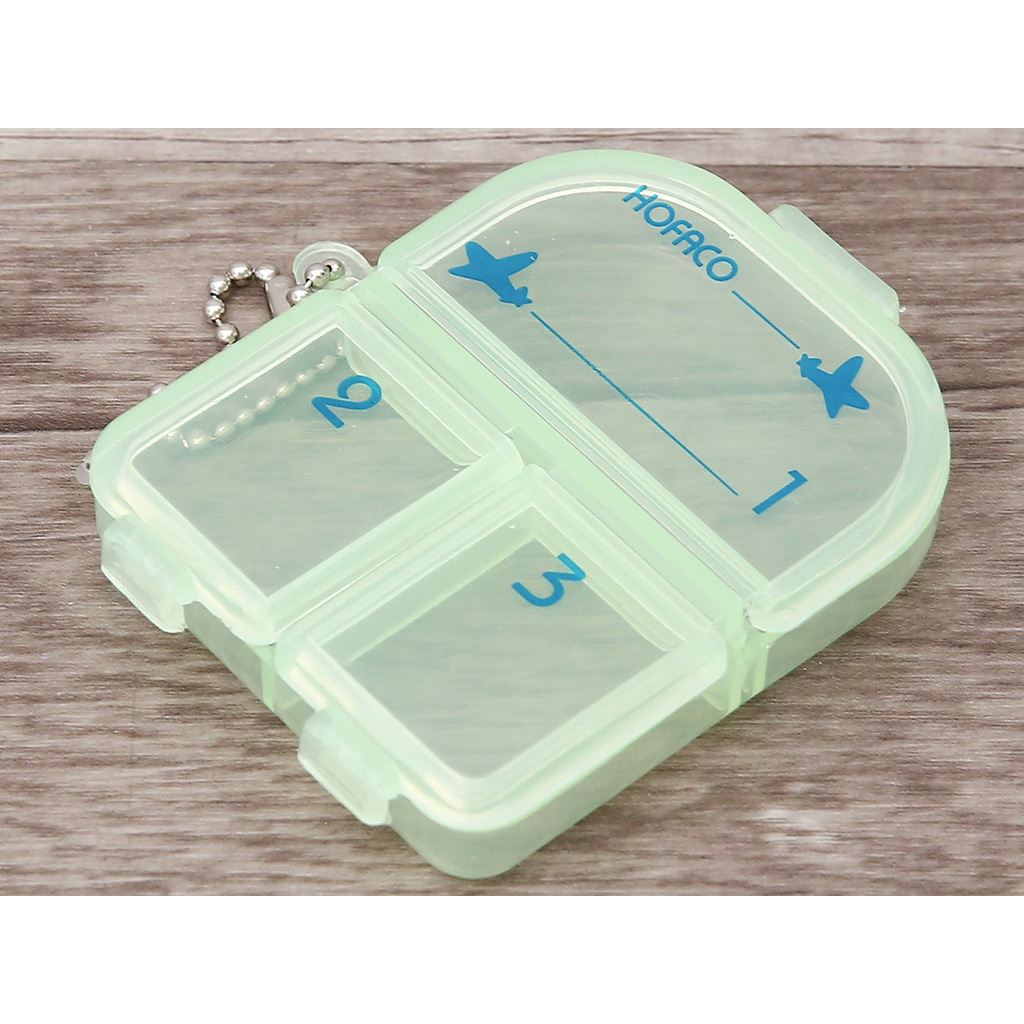 Hộp chia thuoc 3 ngăn Hofaco, tiện lợi - nhựa Hồng Phát
