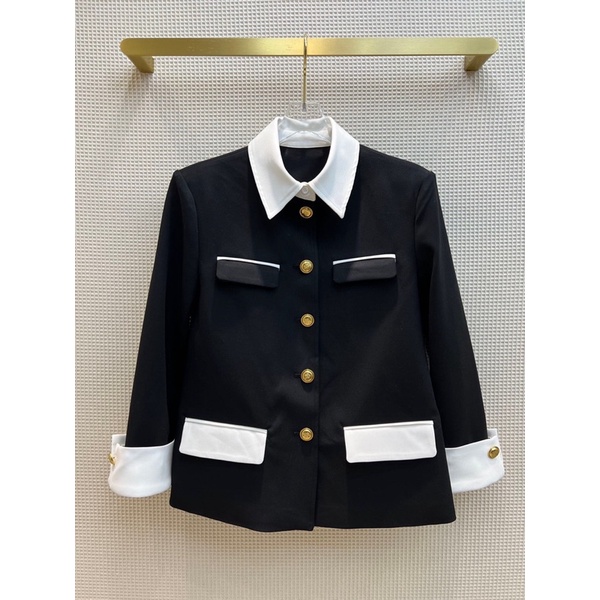 Áo blazer cổ sơ mi thiết kế sang trọng thương hiệu Gucci GC cao cấp