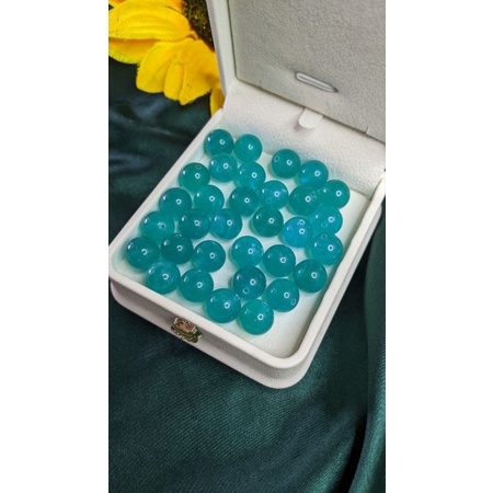 Hạt lẻ đá Amazonite 10mm, xâu vòng handmade, DIY