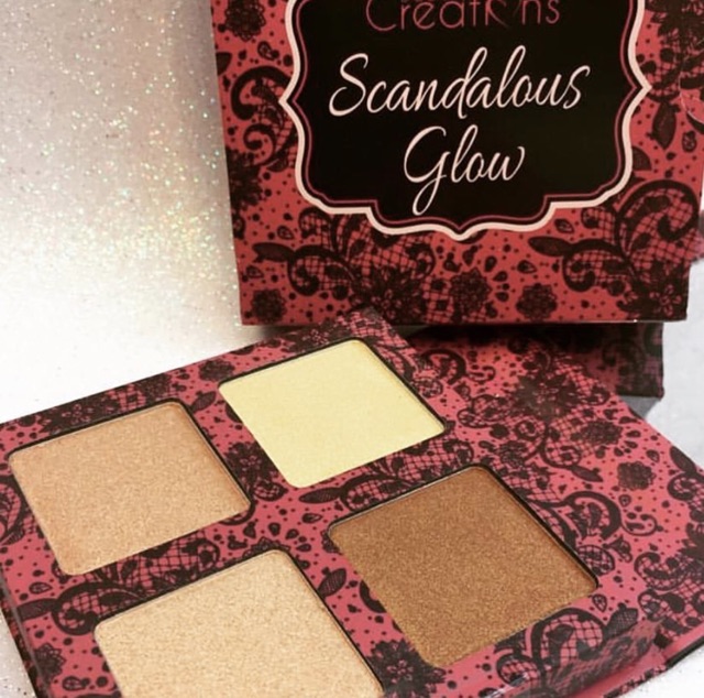 BẢNG TẠO KHỐI - PHẤN MẮT BEAUTY CREATIONS SCANDALOUS GLOW 4 Ô