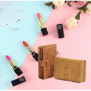 Ví cầm tay Unisex dây cài CNT'S VN11 (11 x 2 x 7 cm) - Màu bò đậm