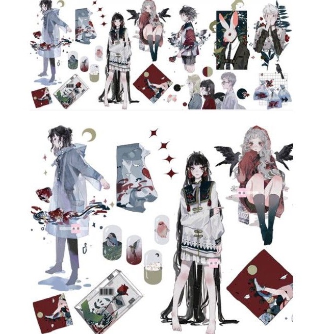 Washi tape người thỏ