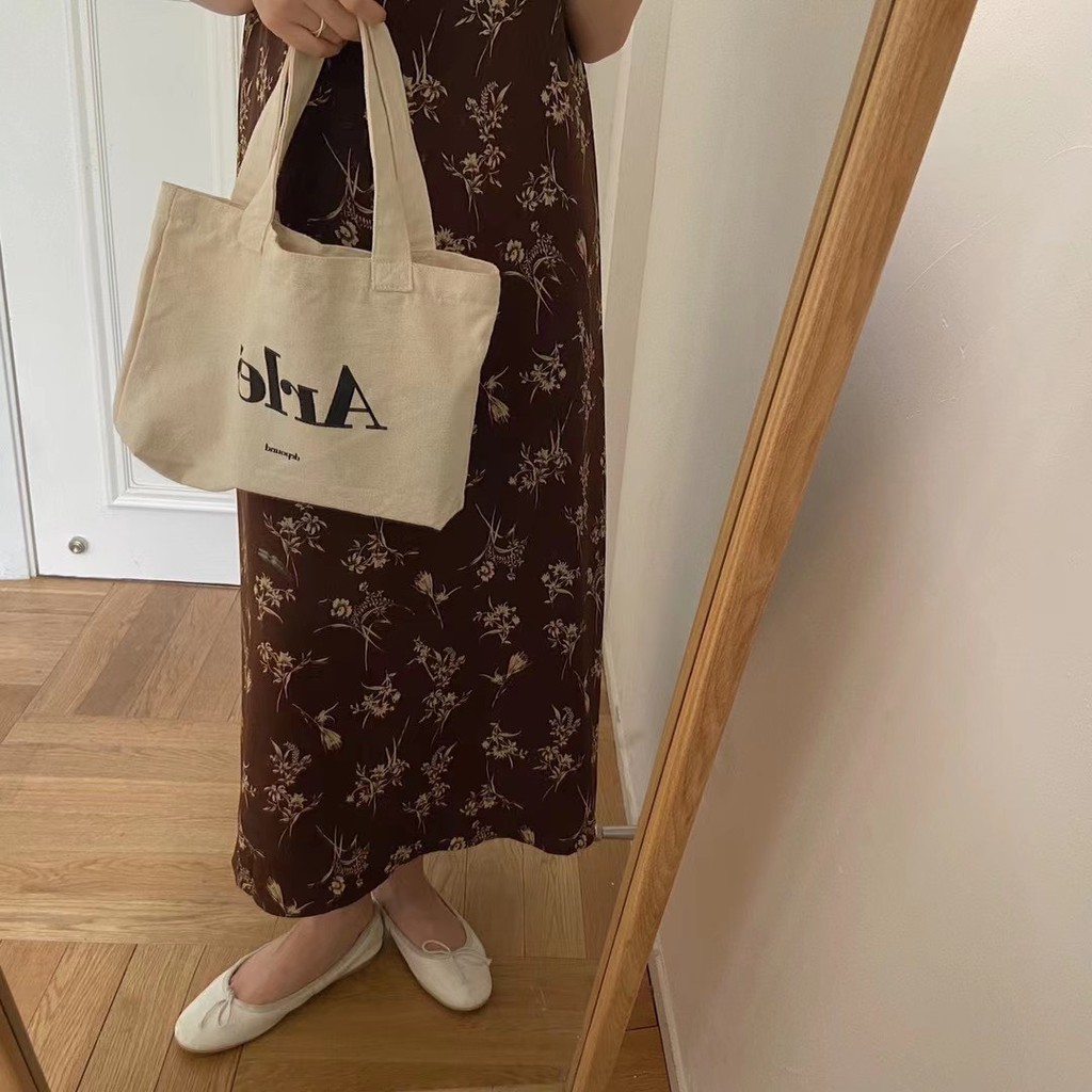 Váy hai dây hai lớp hoạ tiết vintage   Ulzzang 🌸 Hàng Quảng Châu